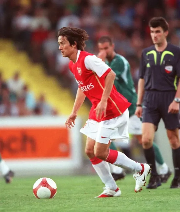Framed Print : Thomas Rosicky's Brilliant Performance: Arsenal's 2-1 Pre-Season Victory over SV Mattersburg, 2006