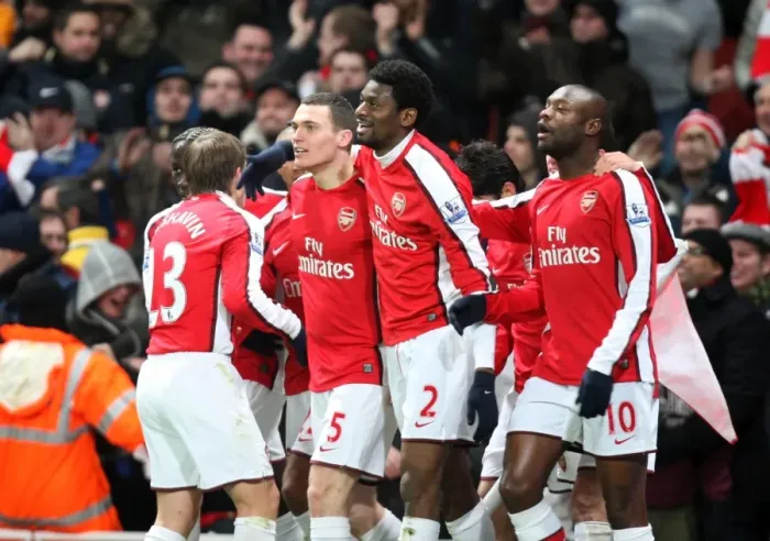 Framed Print : Thomas Vermaelen and Abou Diaby: Arsenal's Unstoppable Duo Celebrates Third Goal Against Bolton Wanderers (4:2) Framed Print : Thomas Vermaelen and Abou Diaby: Arsenal's Unstoppable Duo Celebrates Third Goal Against Bolton Wanderers (4:2)