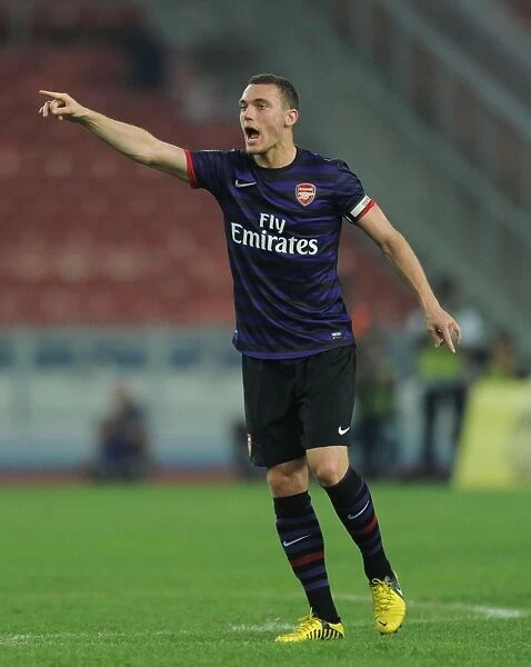 Thomas Vermaelen: In Action for Arsenal Against Malaysia XI (2012)