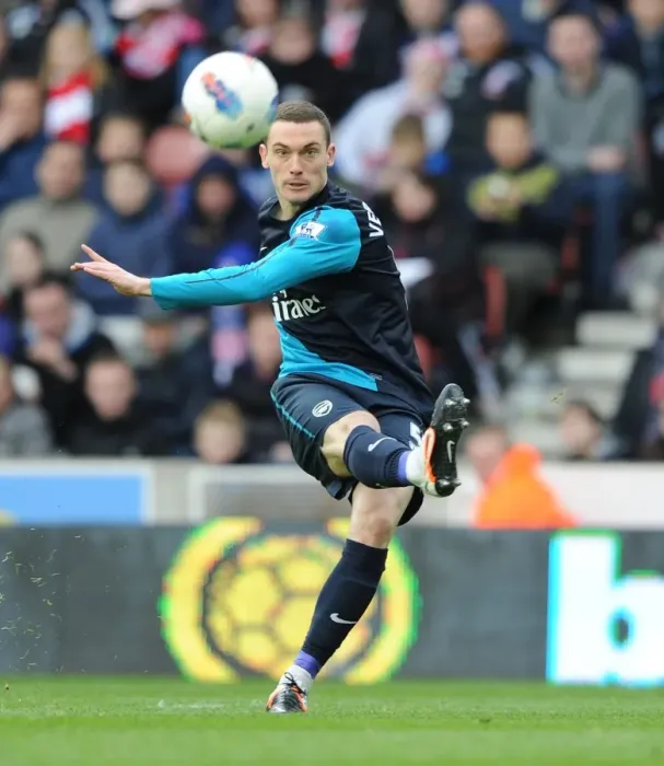 Framed Print : Thomas Vermaelen in Action: Arsenal vs. Stoke City, Premier League 2011-12 Framed Print : Thomas Vermaelen in Action: Arsenal vs. Stoke City, Premier League 2011-12