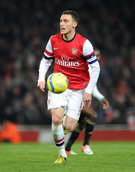 Thomas Vermaelen (Arsenal). Arsenal 1:0 Swansea City. FA Cup 3rd Round replay. Emirates Stadium