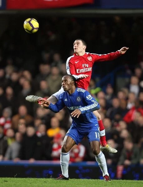 Thomas Vermaelen (Arsenal) Didier Drogba (Chelsea). Chelsea 2: 0 Arsenal