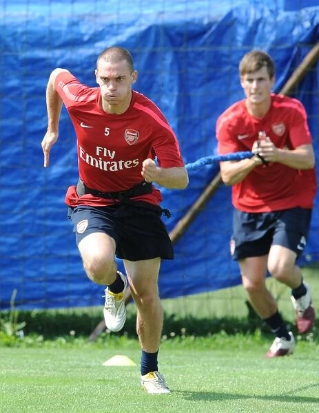Thomas Vermaelen at Arsenal Training Camp, Austria, 2010