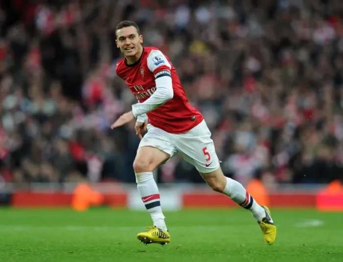 Framed Print : Thomas Vermaelen: Arsenal vs. Tottenham Hotspur, Premier League 2012-13 Framed Print : Thomas Vermaelen: Arsenal vs. Tottenham Hotspur, Premier League 2012-13