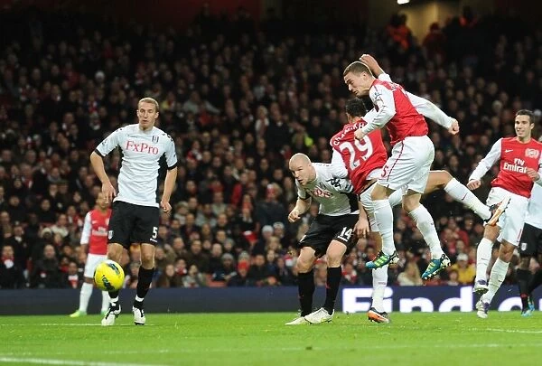 Thomas Vermaelen Scores the Winner: Arsenal vs. Fulham, Premier League 2011-12