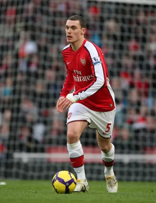 Framed Print : Thomas Vermaelen's Battle: Arsenal vs. Everton - 2-2 Draw, September 1, 2010