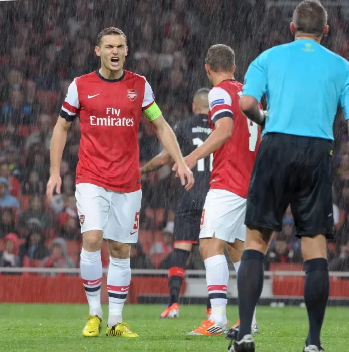 Framed Print : Thomas Vermaelen's Controversial Moment: Arsenal's 3-1 Victory over Olympiacos in the UEFA Champions League, Group B (2012) Framed Print : Thomas Vermaelen's Controversial Moment: Arsenal's 3-1 Victory over Olympiacos in the UEFA Champions League, Group B (2012)