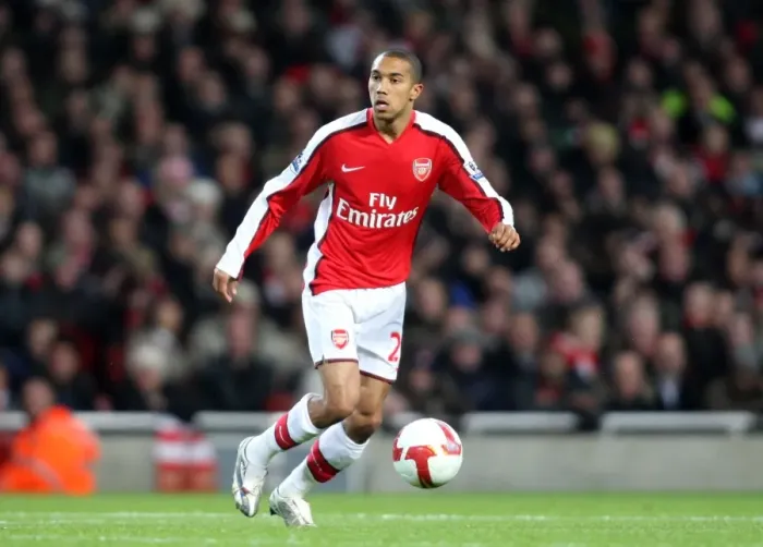 Framed Print : Thrilling 4-4 Arsenal vs. Tottenham Showdown: Gael Clichy in Action Framed Print : Thrilling 4-4 Arsenal vs. Tottenham Showdown: Gael Clichy in Action