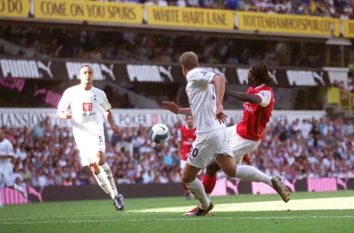 Framed Print : Thrilling Third: Arsenal's 3-1 Victory Over Tottenham, 2007 - Adebayor's Game-Changing Goal Framed Print : Thrilling Third: Arsenal's 3-1 Victory Over Tottenham, 2007 - Adebayor's Game-Changing Goal