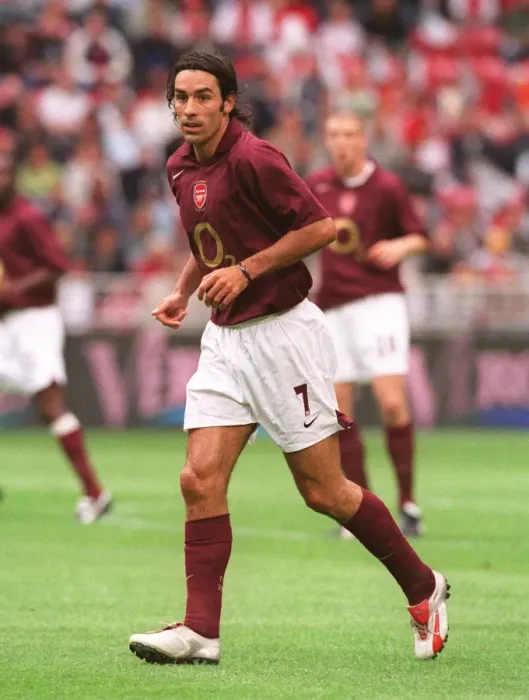 Framed Print : Thrilling Victory: Robert Pires Scores the Winning Goal for Arsenal at Amsterdam Tournament, 2005