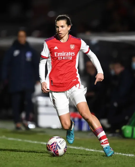 Framed Print : Tobin Heath's Brilliant Performance: Arsenal Women Outshine Brighton Hove Albion in FA WSL Showdown