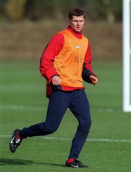Tomas Danilevicius during Arsenal training, pre Spartak Moscow match