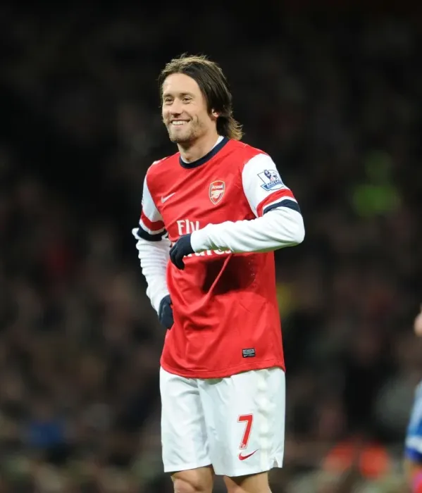 Framed Print : Tomas Rosicky in Action: Arsenal vs. Hull City (2013-14)