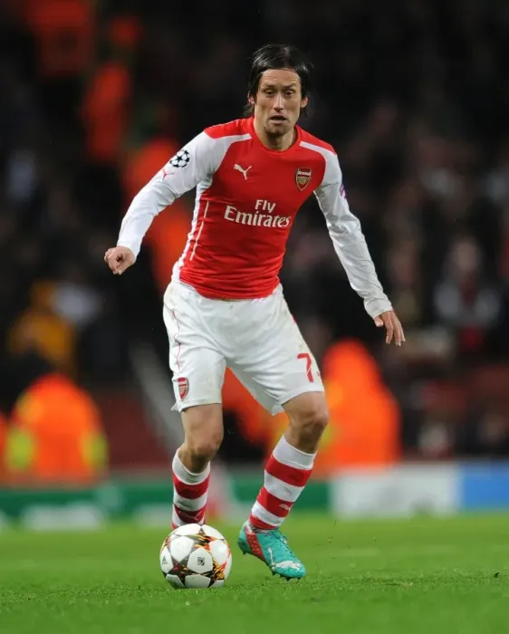 Framed Print : Tomas Rosicky in Action: Arsenal vs RSC Anderlecht, UEFA Champions League, 2014