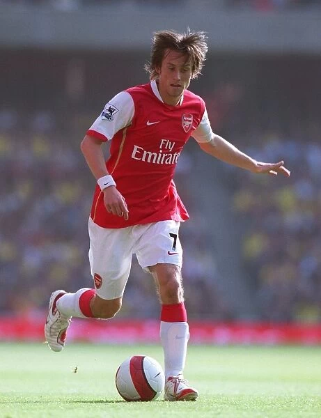 Tomas Rosicky in Action: Arsenal's 3:0 Victory over Watford, FA Premier League, Emirates Stadium, 2006