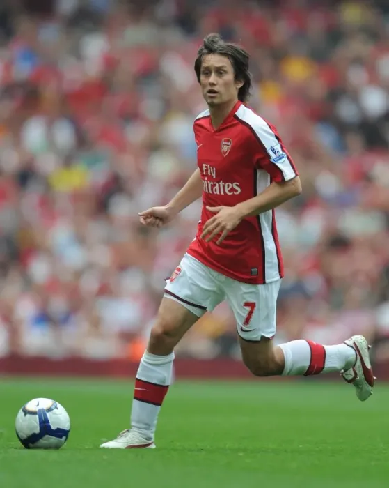 Framed Print : Tomas Rosicky in Action: Arsenal's 4:0 Victory over Wigan Athletic, Emirates Stadium, 2009