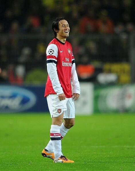 Tomas Rosicky: In Action Against Borussia Dortmund (2013-14 Champions League)