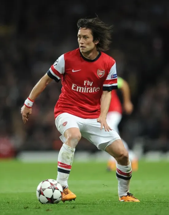 Framed Print : Tomas Rosicky (Arsenal). Arsenal 1: 2 Borussia Dortmund. UEFA Champions League. Group F Framed Print : Tomas Rosicky (Arsenal). Arsenal 1: 2 Borussia Dortmund. UEFA Champions League. Group F