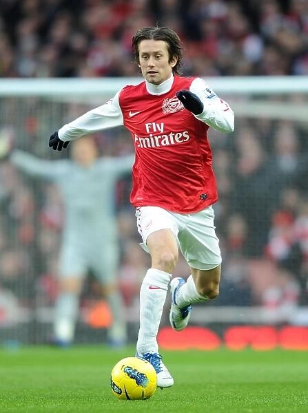 Tomas Rosicky (Arsenal). Arsenal 1: 2 Manchester United. Barclays Premier League
