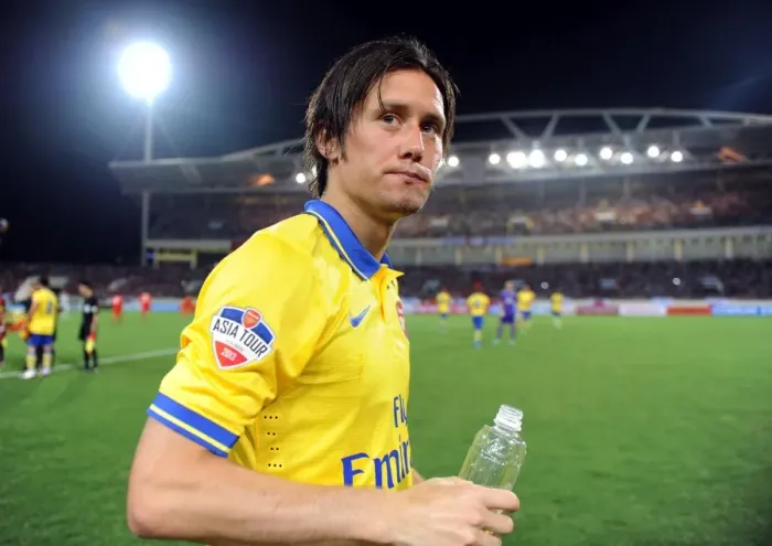 Framed Print : Tomas Rosicky: Arsenal Star Prepares for Vietnam Friendly, 2013
