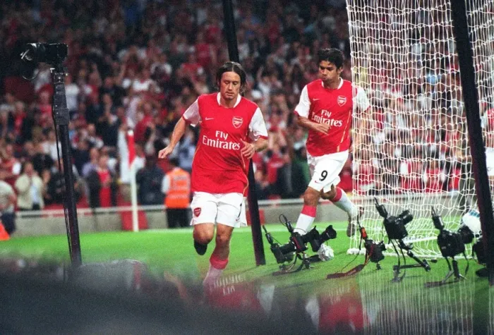 Framed Print : Tomas Rosicky and Eduardo Celebrate Arsenal's First Goal in Champions League Victory over Sparta Prague (3:0) Framed Print : Tomas Rosicky and Eduardo Celebrate Arsenal's First Goal in Champions League Victory over Sparta Prague (3:0)