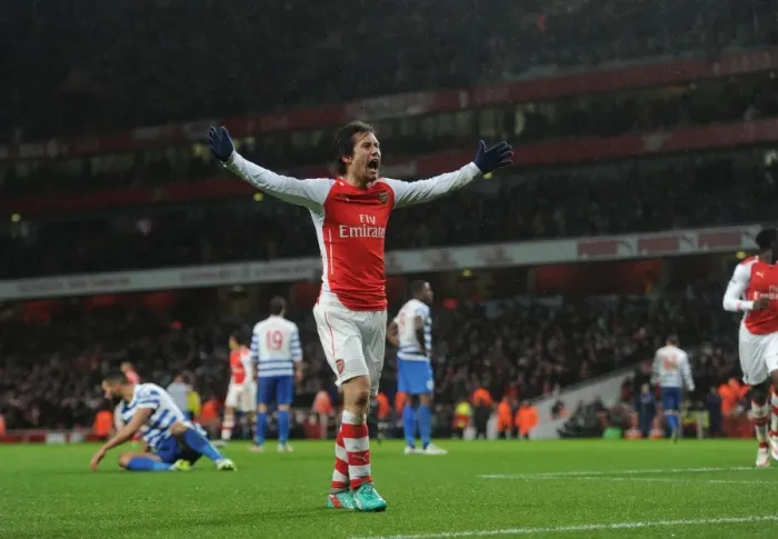 Framed Print : Tomas Rosicky Scores Arsenal's Second Goal (2014-15) - Arsenal Football Club