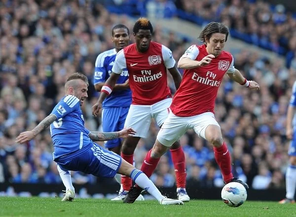 Tomas Rosicky vs. Raul Meireles: Battle at Stamford Bridge - Chelsea vs. Arsenal, Premier League 2011-12