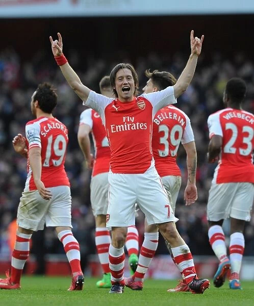 Tomas Rosicky's Brilliant Brace: Arsenal's Victory Over Everton in the Premier League