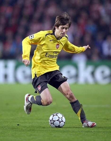 Tomas Rosicky's Champion Performance: Arsenal's 1-0 Victory Over PSV Eindhoven, UEFA Champions League 2007