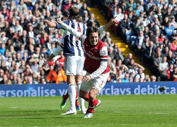 Tomas Rosicky's Game-Winning Goal: Arsenal's Triumph at West Bromwich Albion (April 2013)
