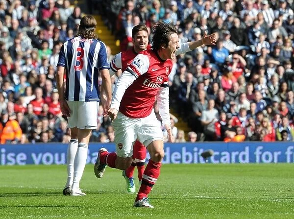 Tomas Rosicky's Game-Winning Goal: Arsenal's Triumph at West Bromwich Albion (2012-13)