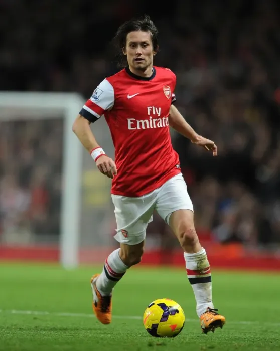 Framed Print : Tomas Rosicky's Game-Winning Goal: Arsenal 2-0 Liverpool, Premier League 2013-14
