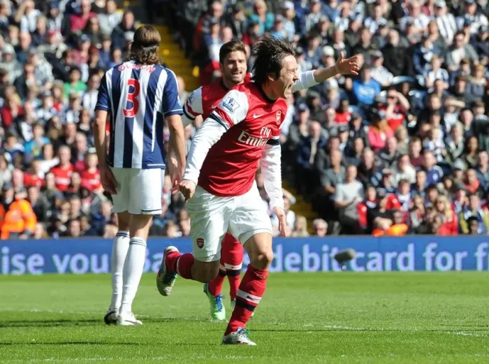 Framed Print : Tomas Rosicky's Game-Winning Goal: Arsenal's Triumph at West Bromwich Albion (2012-13)