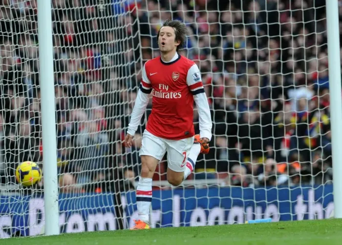 Framed Print : Tomas Rosicky's Stunner: Arsenal's Triumph Over Sunderland (2013-14)