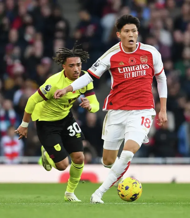 Framed Print : Tomiyasu's Brilliant Performance: Arsenal Triumphs Over Burnley, 2023-24 Premier League Framed Print : Tomiyasu's Brilliant Performance: Arsenal Triumphs Over Burnley, 2023-24 Premier League
