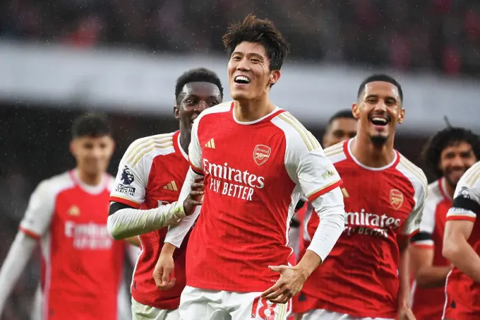 Framed Print : Tomiyasu's Fifth: Arsenal's Thrilling 5-Goal Spree vs Sheffield United (2023-24) Framed Print : Tomiyasu's Fifth: Arsenal's Thrilling 5-Goal Spree vs Sheffield United (2023-24)