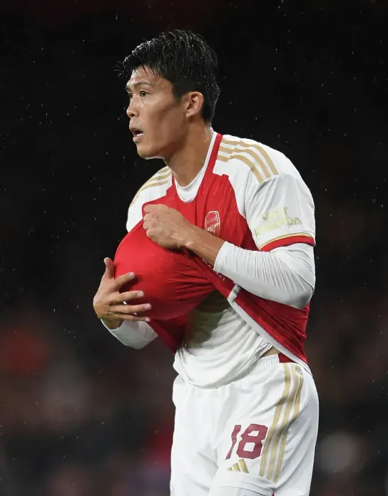 Framed Print : Tomiyasu's Star Performance: Arsenal Triumphs Over PSV Eindhoven in Champions League (2023-24) Framed Print : Tomiyasu's Star Performance: Arsenal Triumphs Over PSV Eindhoven in Champions League (2023-24)