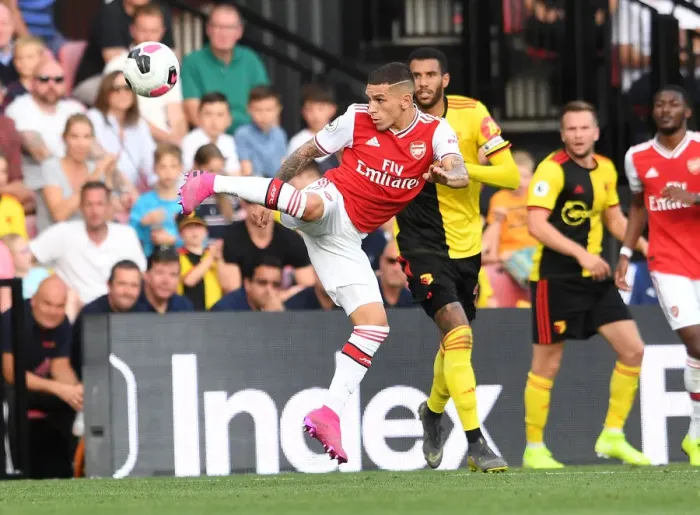 Framed Print : Torreira in Action: Arsenal vs. Watford, Premier League 2019-20 Framed Print : Torreira in Action: Arsenal vs. Watford, Premier League 2019-20
