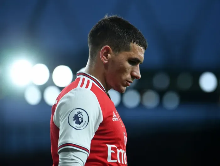 Framed Print : Torreira in Action: Arsenal vs. Wolverhampton Wanderers, Premier League 2019-20