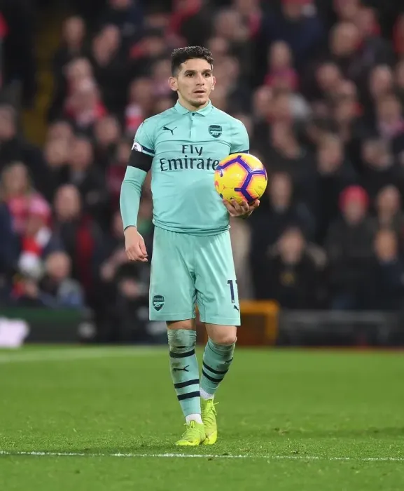 Framed Print : Torreira at Anfield: Liverpool vs. Arsenal, Premier League Clash (2018-19)