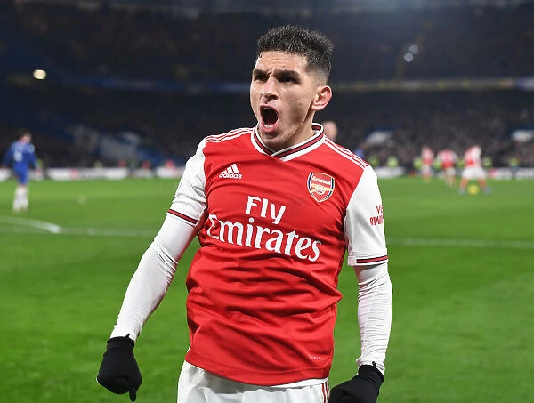 Torreira and Bellerin's Unforgettable Goal Celebration: Arsenal's Victory Moment at Stamford Bridge (2019-20)