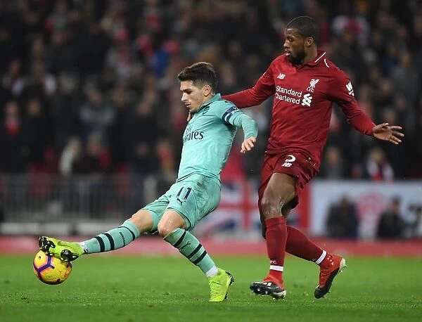 Torreira Tackles Wijnaldum: Intense Rivalry Between Liverpool and Arsenal in Premier League (December 2018)