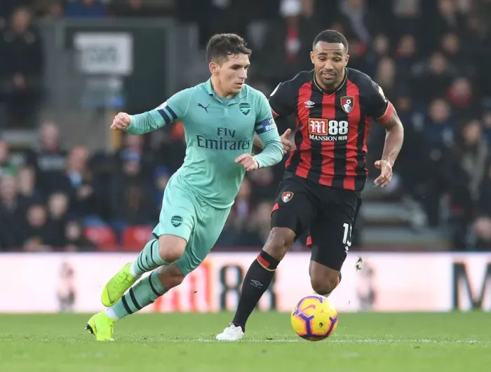 Framed Print : Torreira vs. Wilson: AFC Bournemouth vs. Arsenal FC, Premier League Showdown Framed Print : Torreira vs. Wilson: AFC Bournemouth vs. Arsenal FC, Premier League Showdown