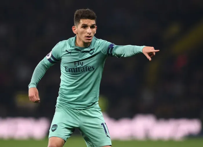 Framed Print : Torreira's Dominant Display: Arsenal's Victory over Watford, Premier League 2018-19