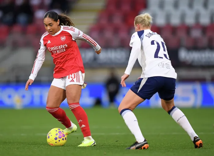 Framed Print : Tottenham Hotspur v Arsenal - Barclays Women's Super League Tottenham Hotspur v Arsenal - Barclays Women's Super League