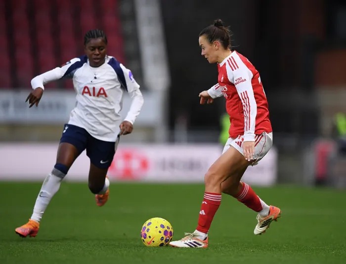 Framed Print : Tottenham Hotspur v Arsenal - Barclays Women's Super League Tottenham Hotspur v Arsenal - Barclays Women's Super League