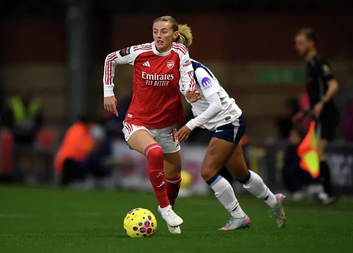 Framed Print : Tottenham Hotspur v Arsenal - Barclays Women's Super League Tottenham Hotspur v Arsenal - Barclays Women's Super League