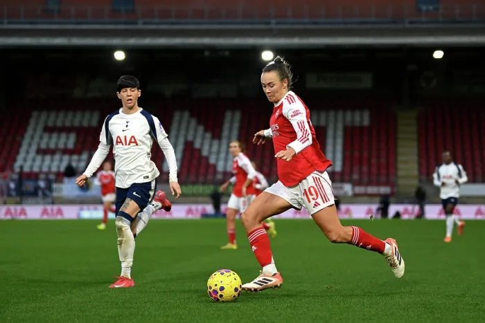 Framed Print : Tottenham Hotspur v Arsenal - Barclays Women's Super League Tottenham Hotspur v Arsenal - Barclays Women's Super League