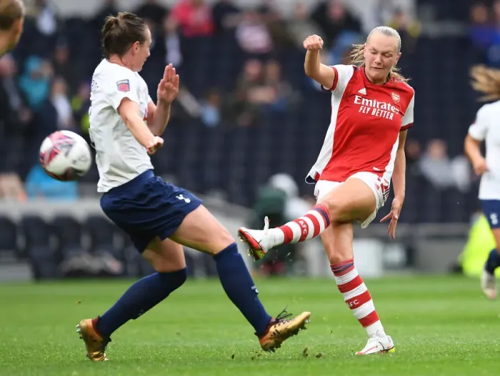 Framed Print : Tottenham Hotspur Women vs Arsenal Women: Intense Shooting Clash in MIND Series Match Framed Print : Tottenham Hotspur Women vs Arsenal Women: Intense Shooting Clash in MIND Series Match