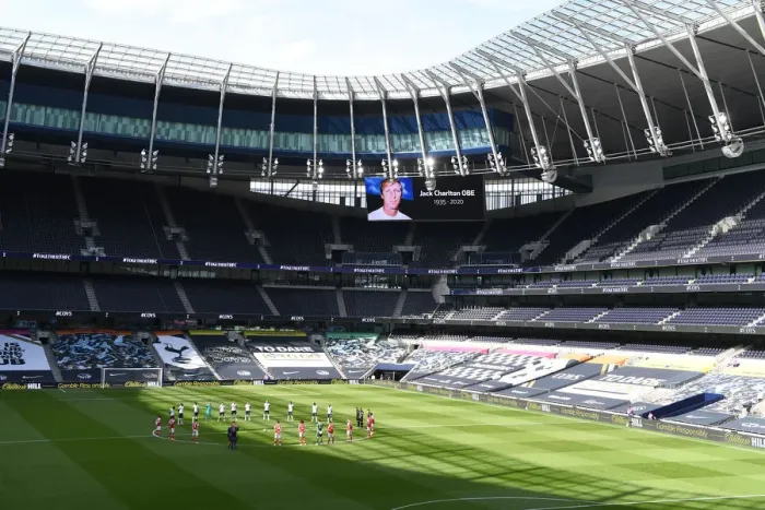 Framed Print : Tottenham vs. Arsenal: Premier League Rivals Honor Jack Charlton with Silence (2019-20) Framed Print : Tottenham vs. Arsenal: Premier League Rivals Honor Jack Charlton with Silence (2019-20)